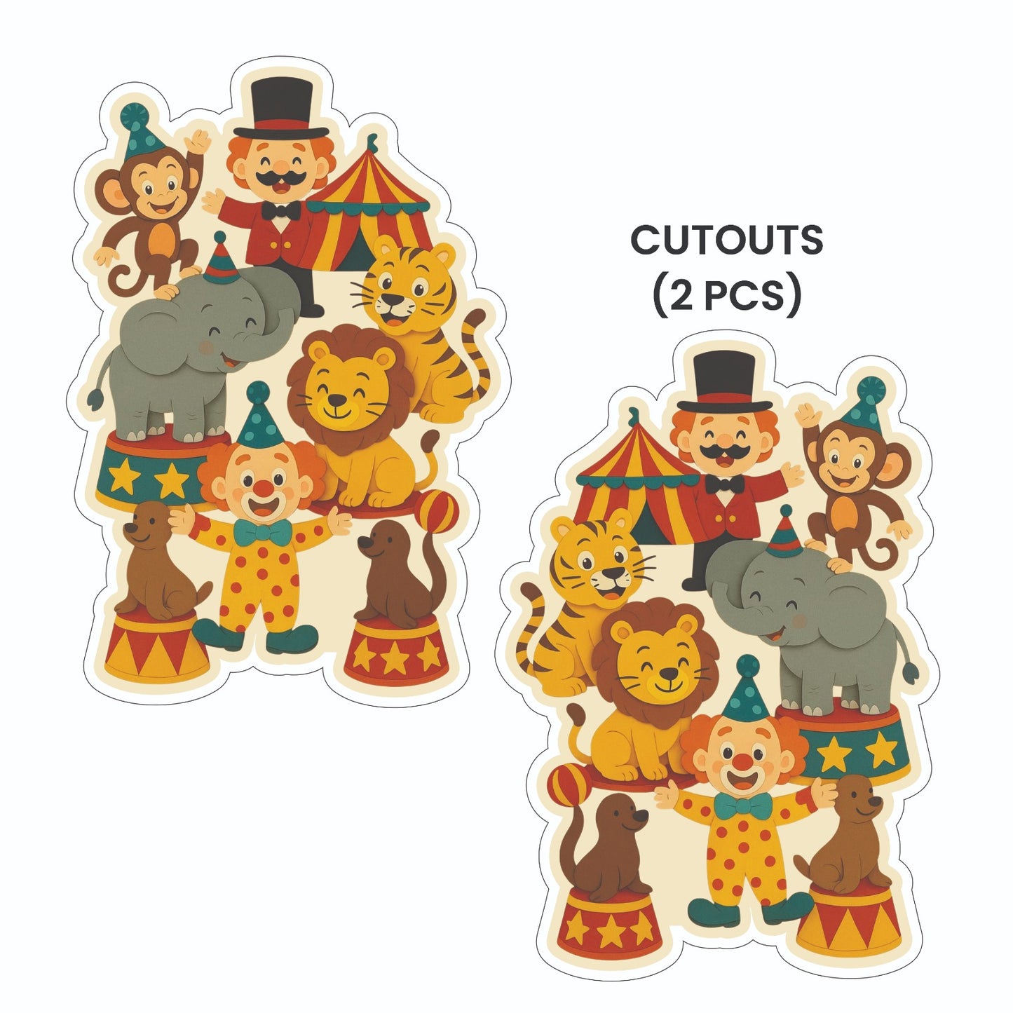 Circus Theme – Cutout Pack (2 pcs)