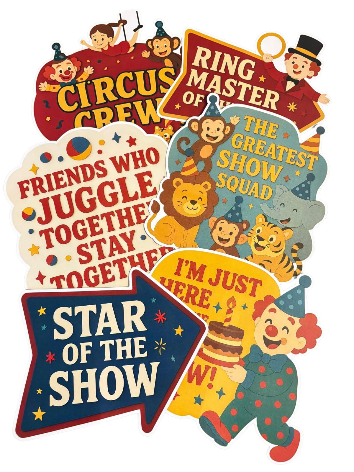 Circus Theme – Props Pack (6 pcs)