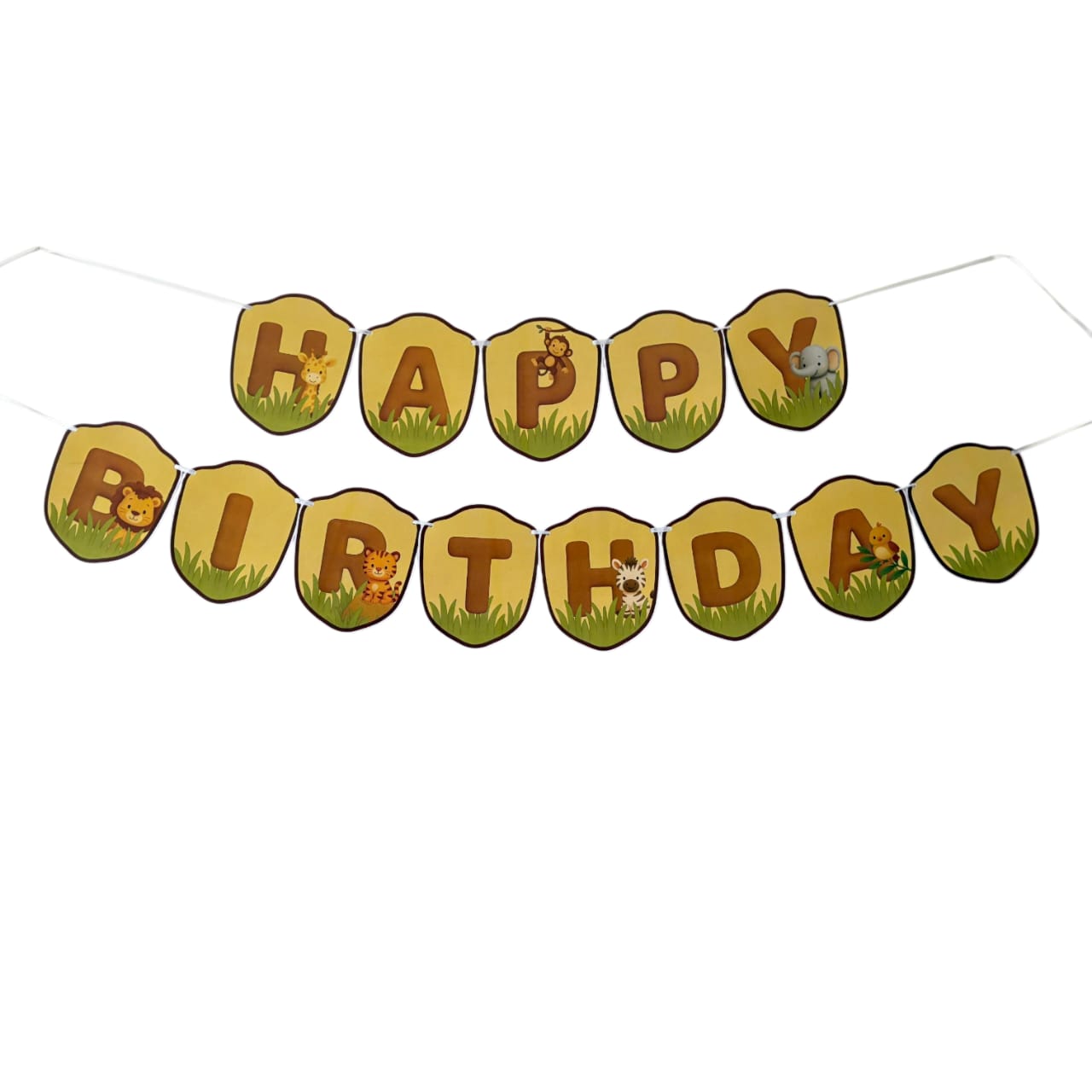 Safari theme: Happy Birthday Banner