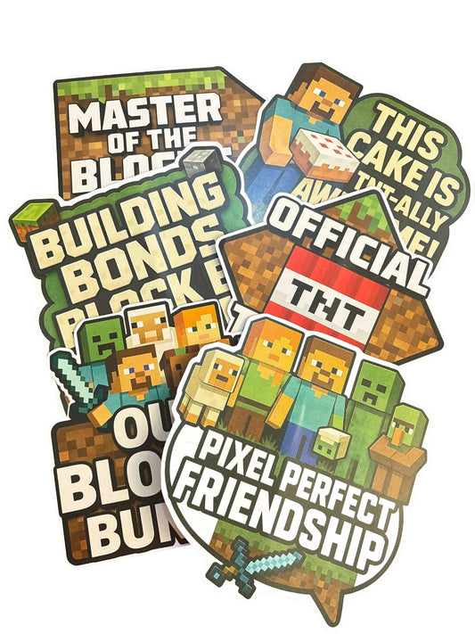 Minecraft Theme – Props Pack (6 pcs)