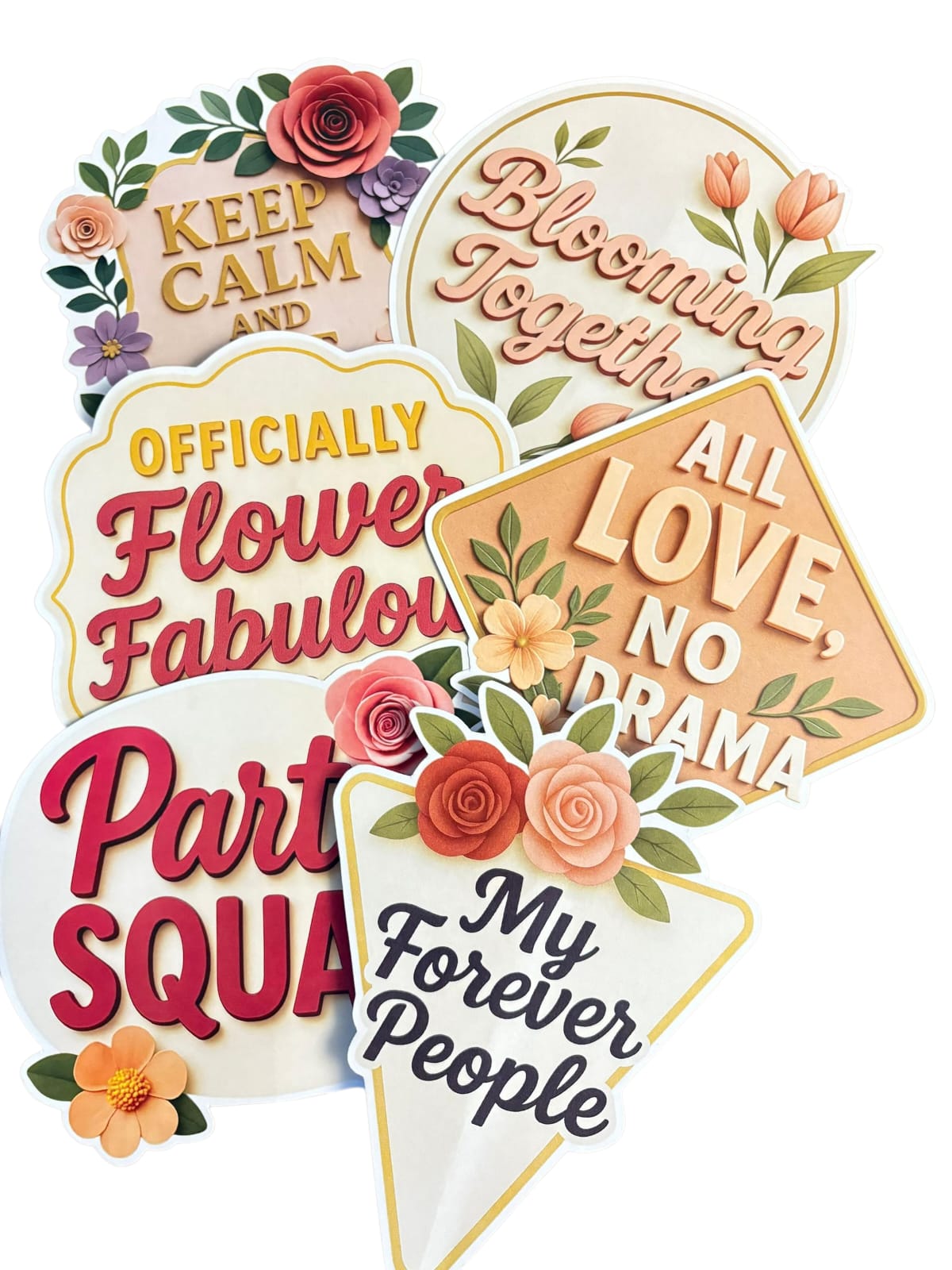 Floral Theme – Props Pack (6 pcs)