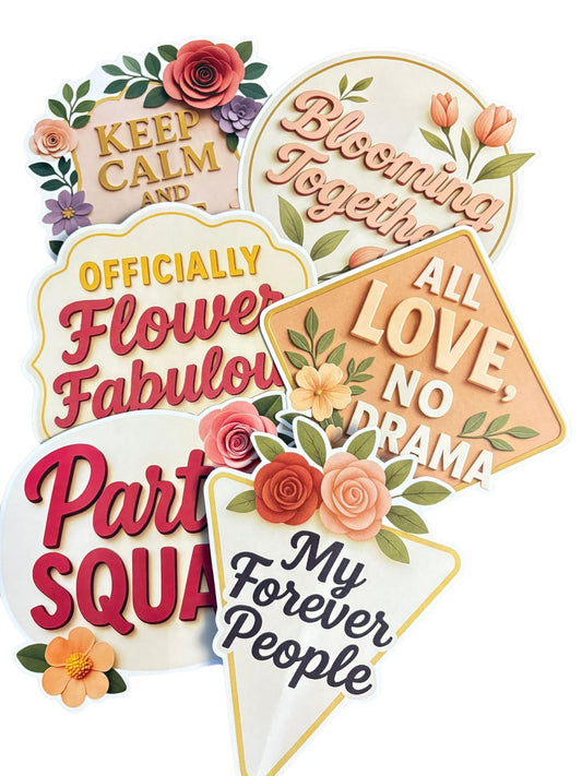 Floral Theme – Props Pack (6 pcs)