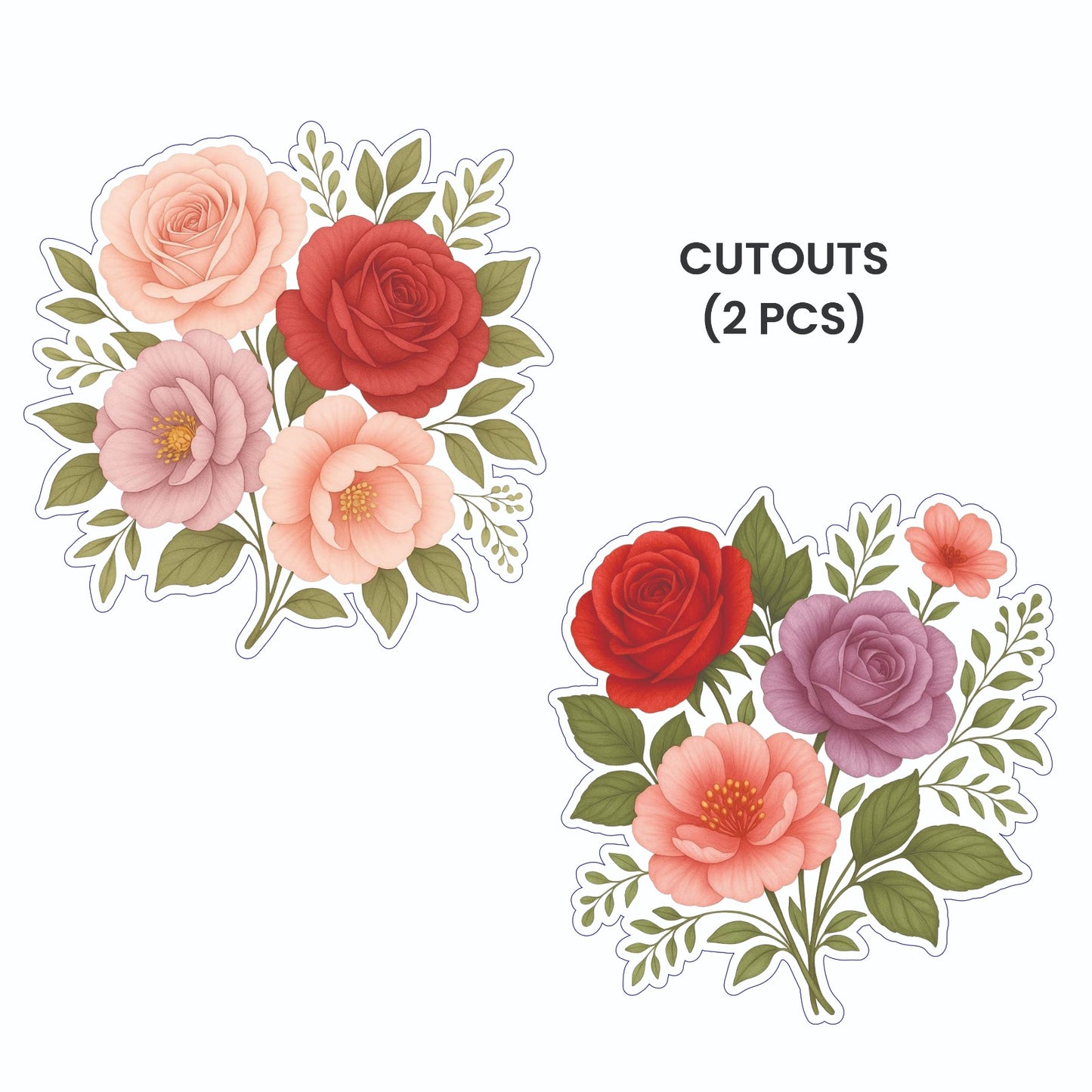 Floral Theme – Cutout Pack (2 pcs)