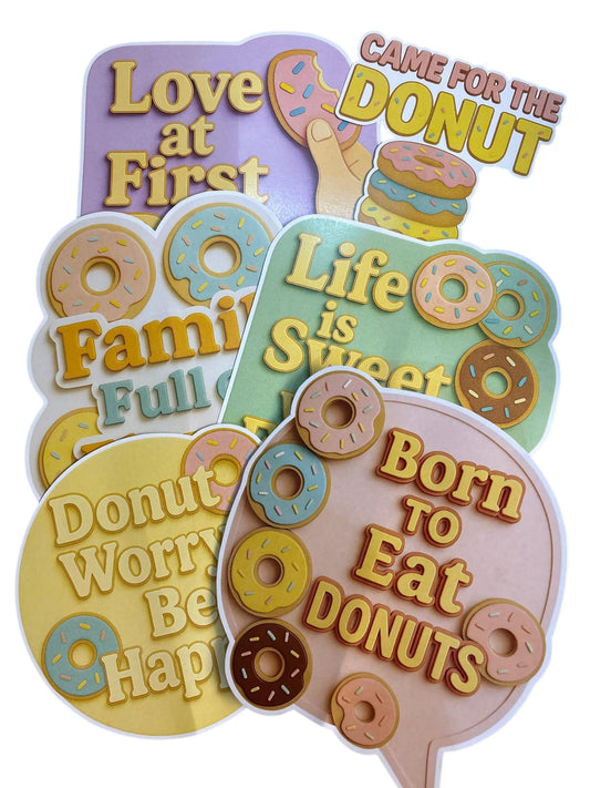 Donut Theme – Props Pack (6 pcs)