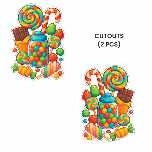 Candy Land Theme – Cutout Pack (2 pcs)