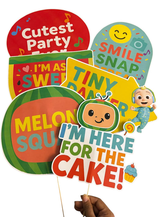 Cocomelon Theme – Props Pack (6 pcs)