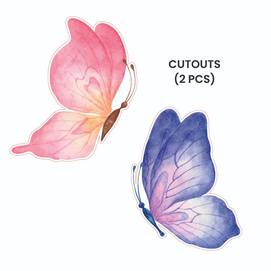 Butterfly Theme – Cutout Pack (2 pcs)