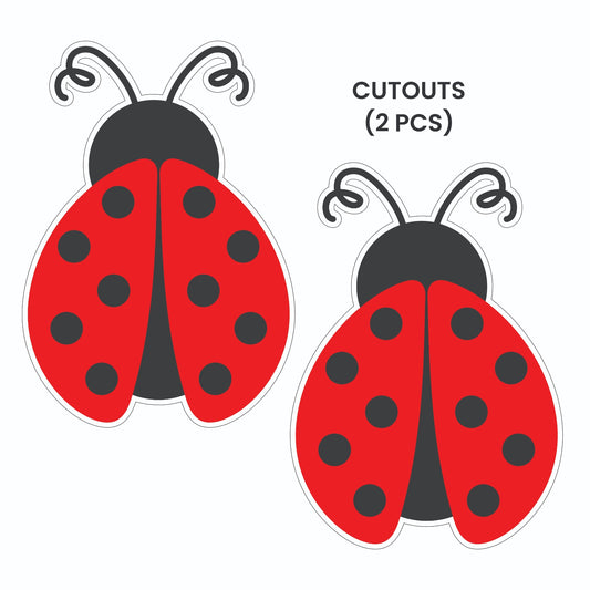 Lady Bug Theme – Cutout Pack (2 pcs)