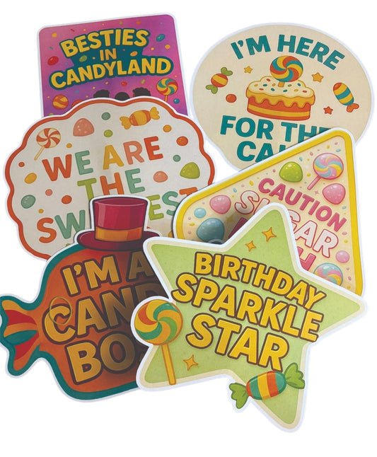 Candy Land Theme – Props Pack (6 pcs)