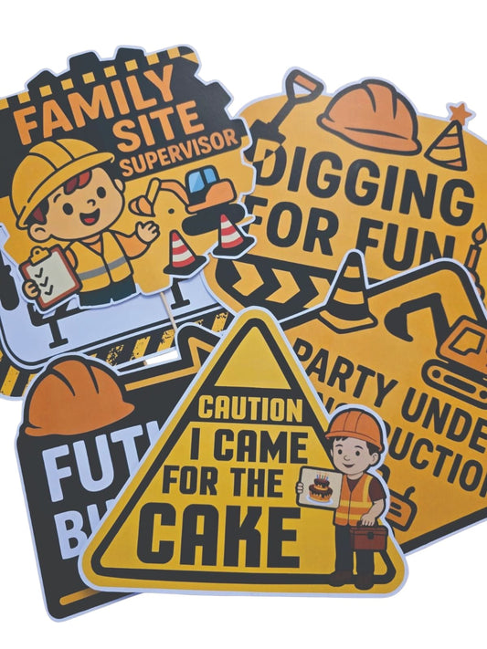 Construction Theme – Props Pack (6 pcs)