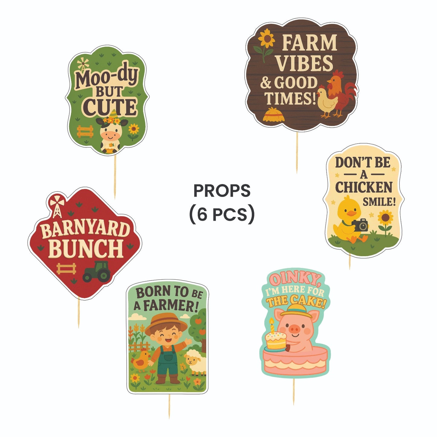 Farm Theme – Props Pack (6 pcs)