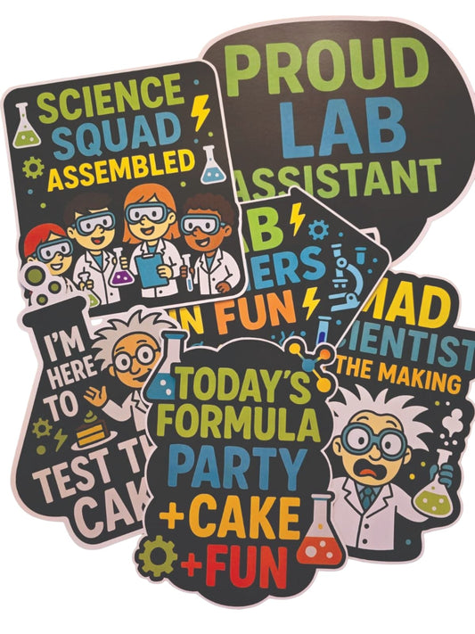 Mad Scientist Theme – Props Pack (6 pcs)