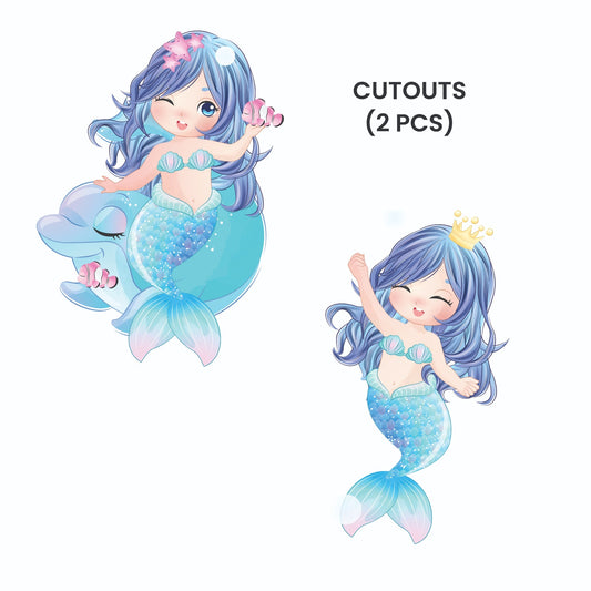 Mermaid Theme – Cutout Pack (2 pcs)