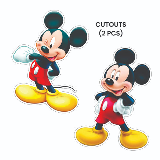 Mickey Mouse Theme – Cutout Pack (2 pcs)