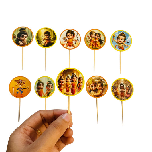 Ramayana theme Cupcake Toppers – Pack of 10