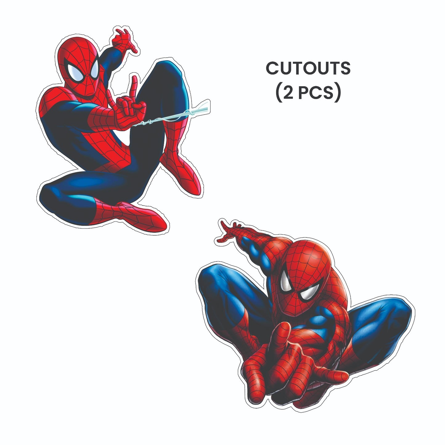 Spiderman Theme – Cutout Pack (2 pcs)