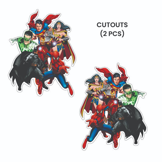 Super Hero Theme – Cutout Pack (2 pcs)