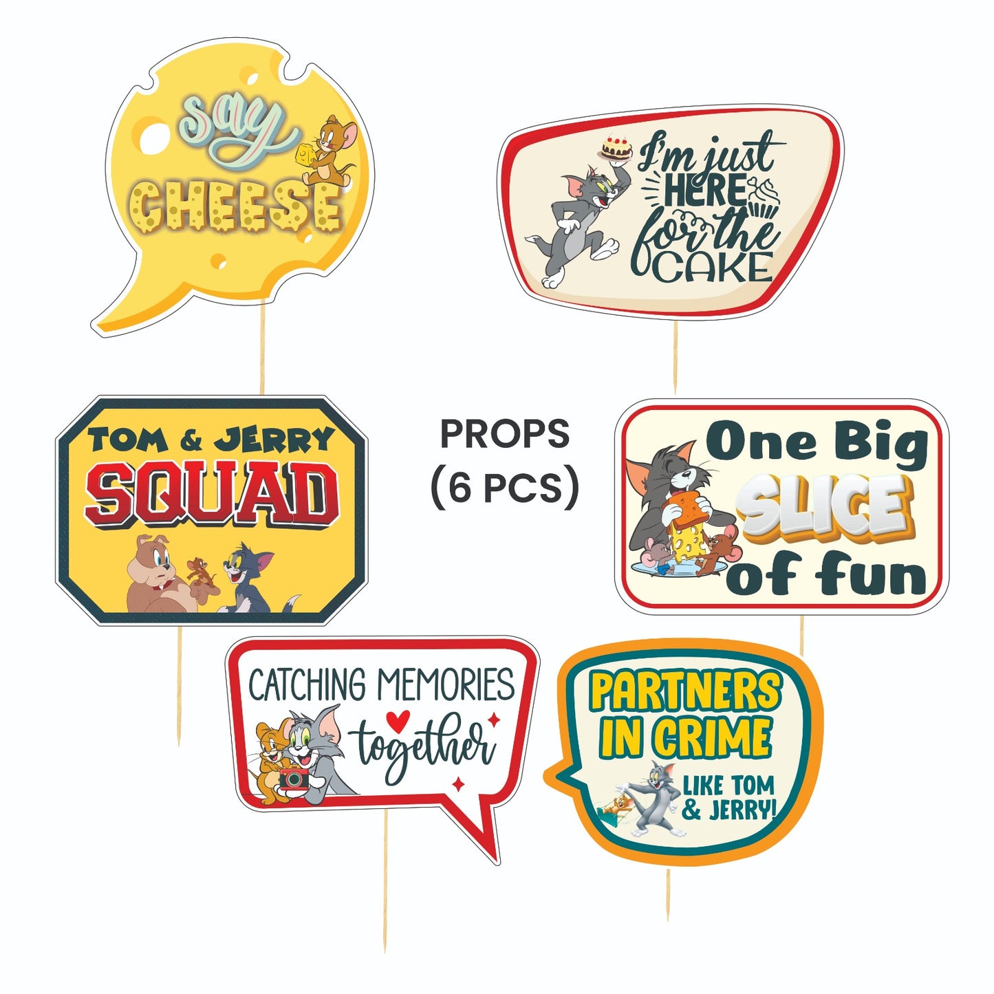Tom and Jerry Theme – Props Pack (6 pcs)