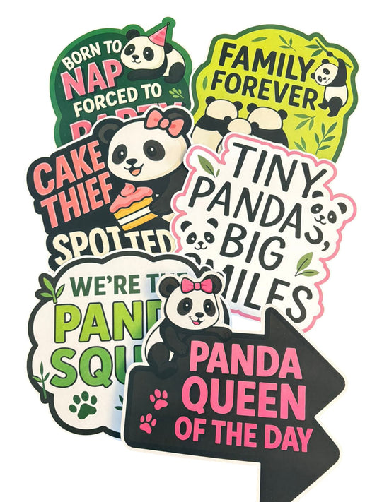 Panda Girl Theme – Props Pack (6 pcs)