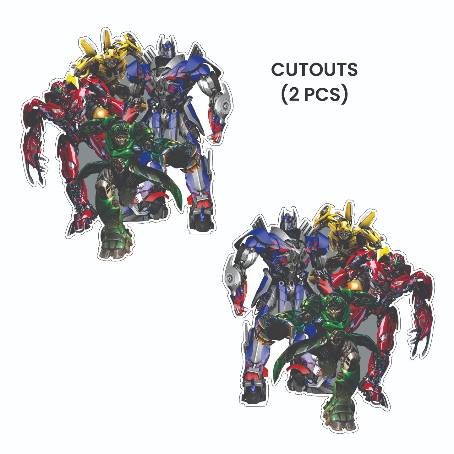 Transformer Theme – Cutout Pack (2 pcs)