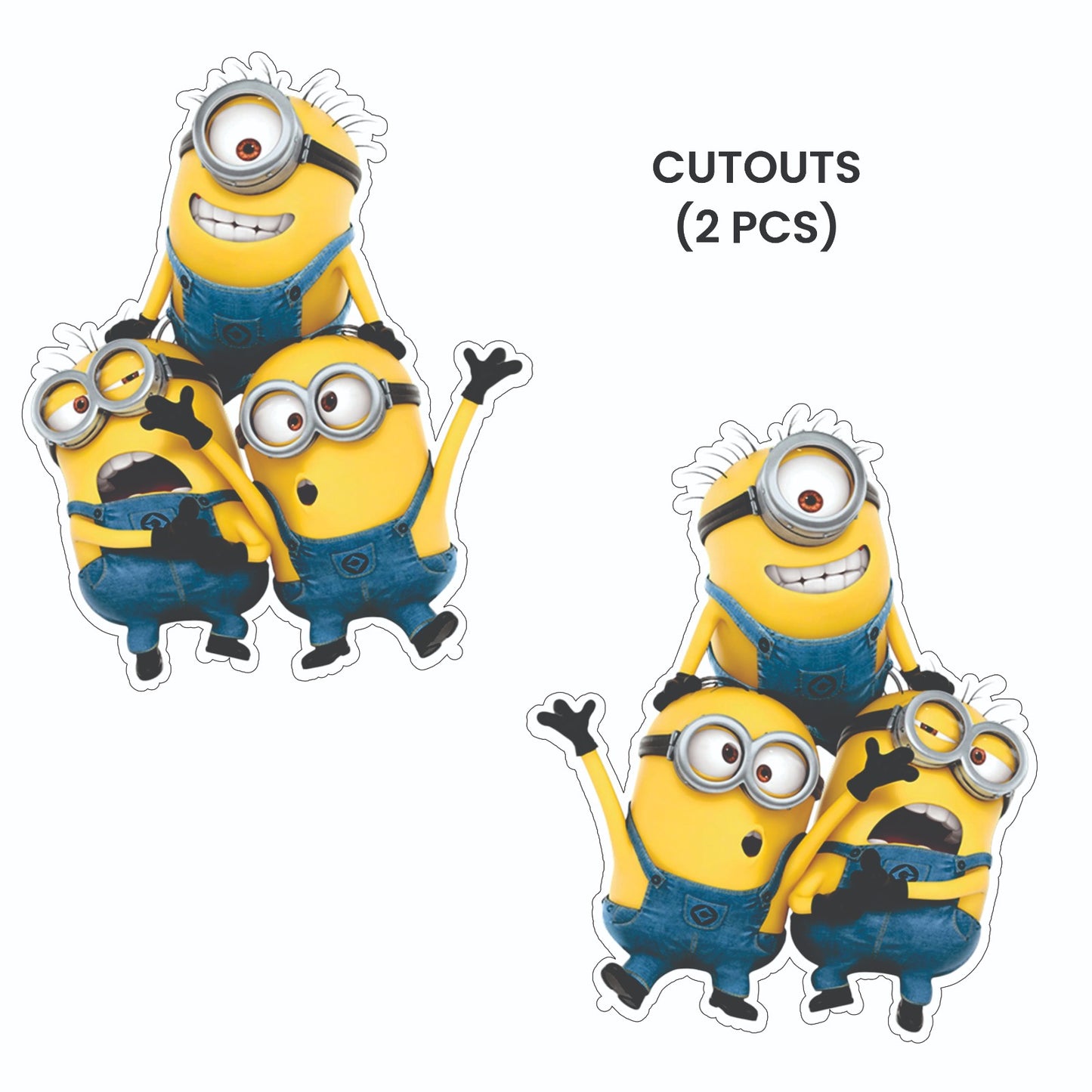 Minion Theme – Cutout Pack (2 pcs)
