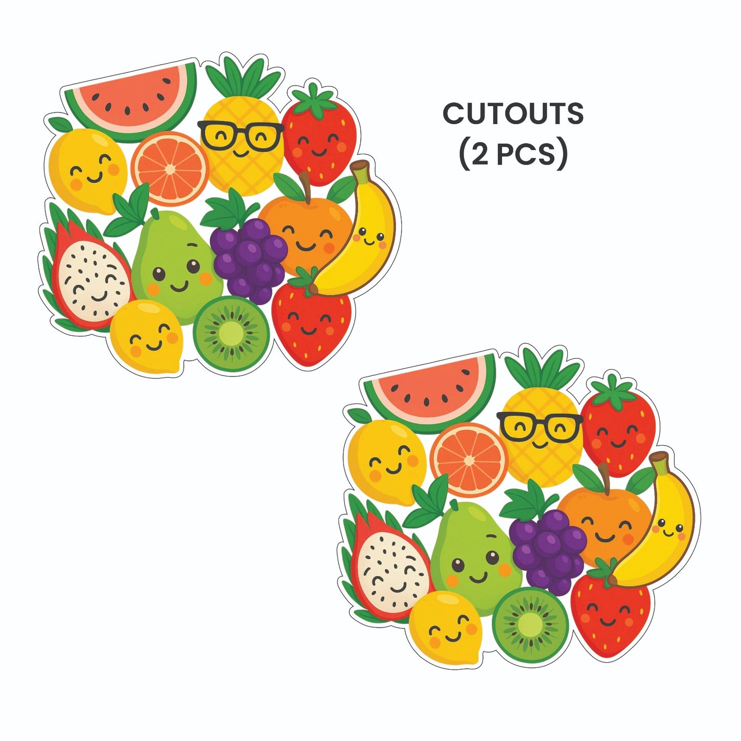 Tutti Frutti Theme – Cutout Pack (2 pcs)