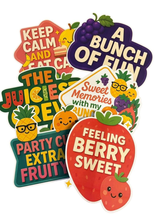 Tutti Frutti Theme – Props Pack (6 pcs)