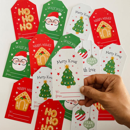 Christmas thank you card