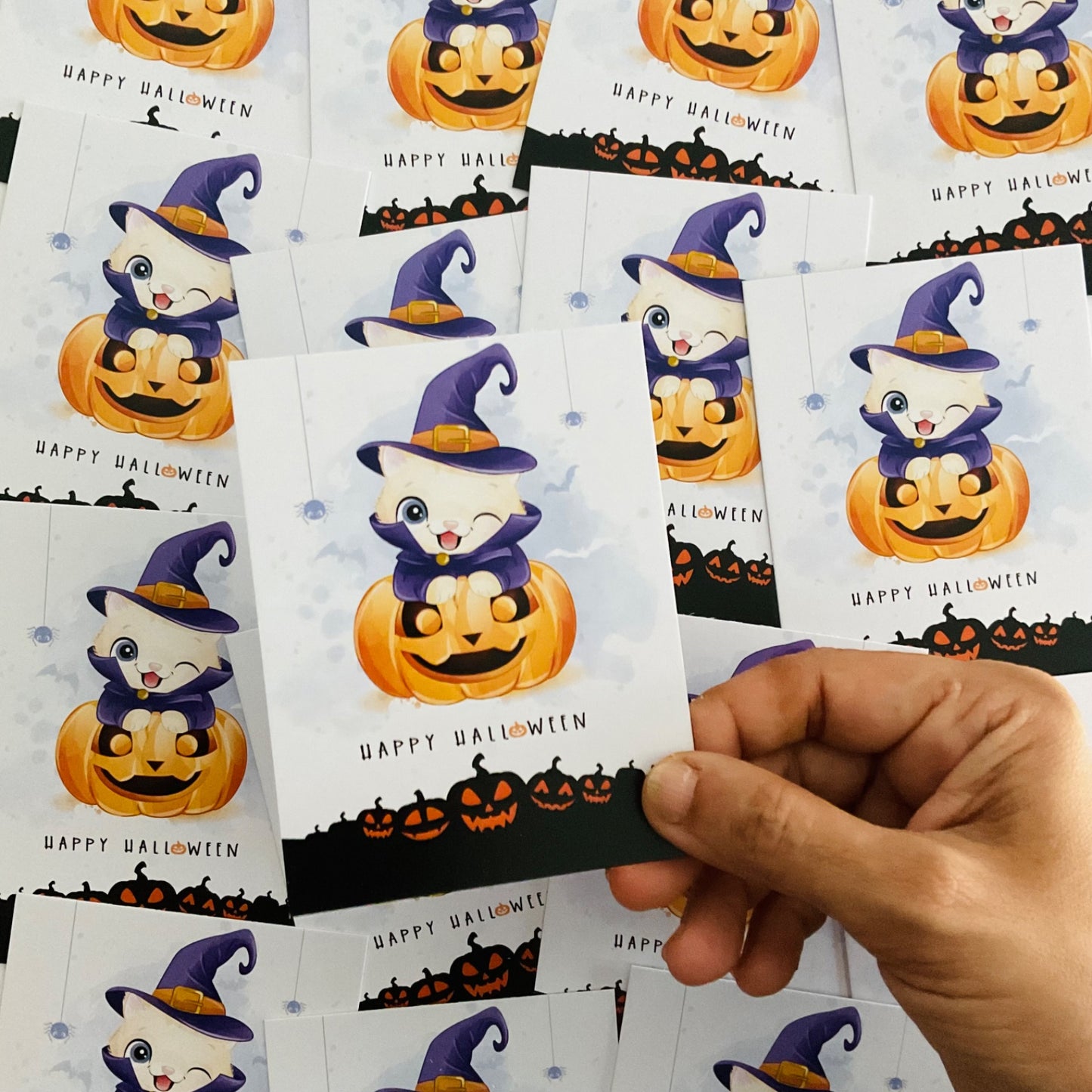 Halloween thank you card