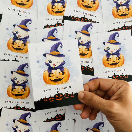 Halloween thank you card