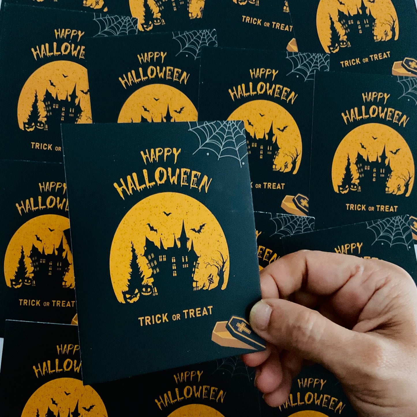 Halloween thank you card