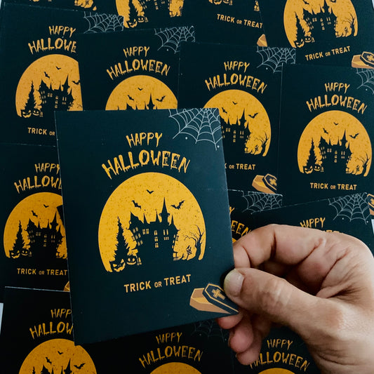 Halloween thank you card