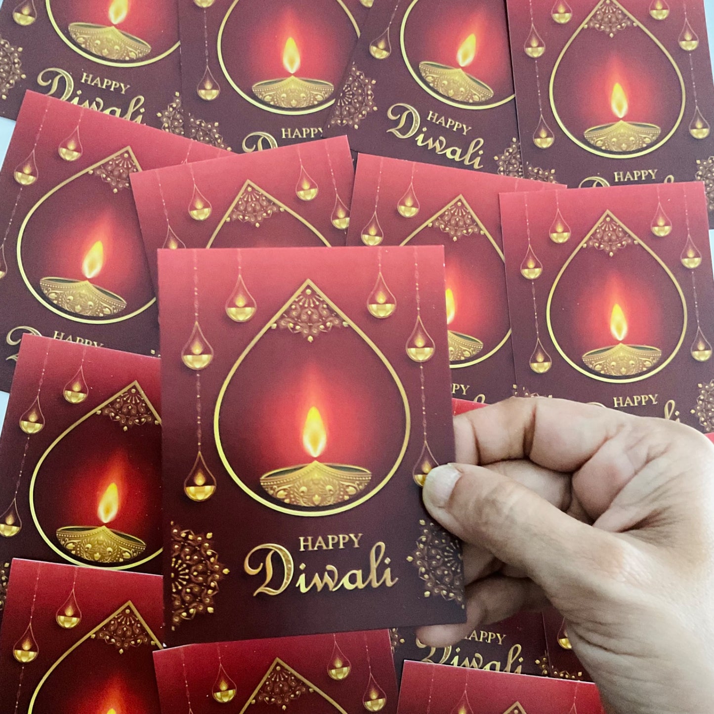 Diwali thank you card