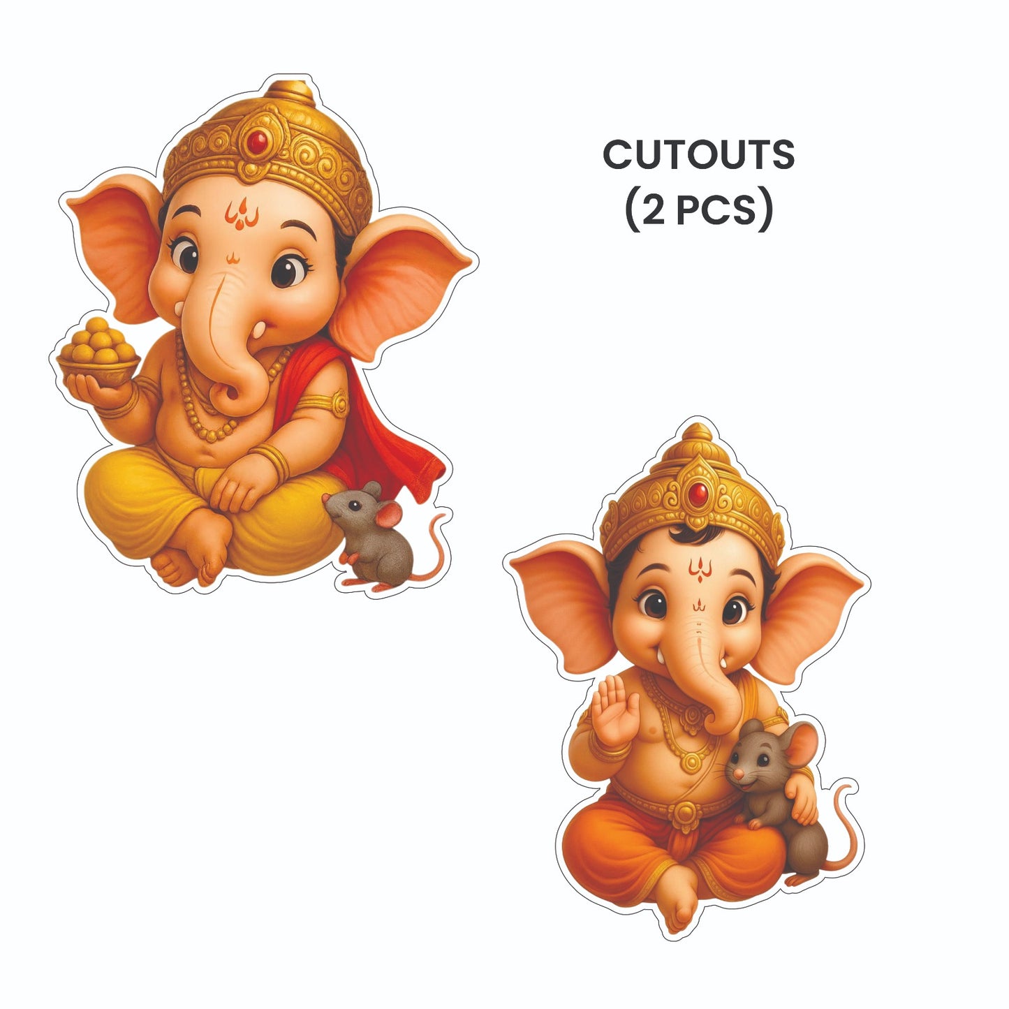Little Ganesha Theme – Cutout Pack (2 pcs)