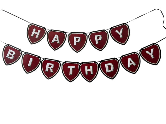 Bugatti Chiron theme: Happy Birthday Banner