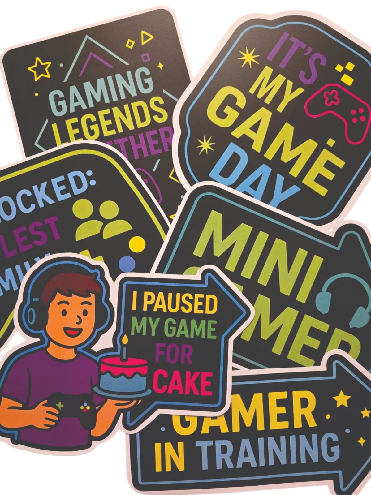 Gaming Theme – Props Pack (6 pcs)