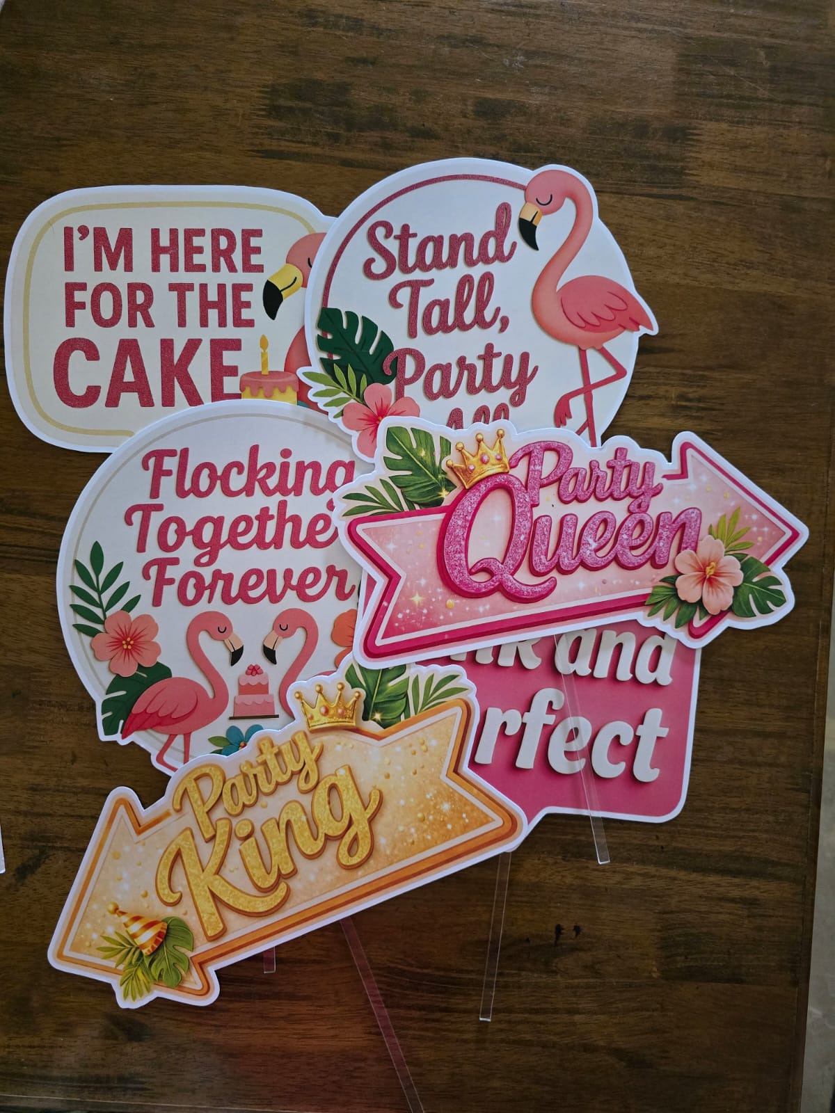 Flamingo Theme – Props Pack (6 pcs)